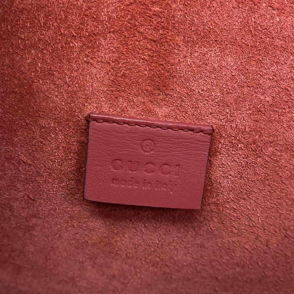 Gucci Dionysus Shoulder Bag 400249 Beige Ebony Red PVC Suede - Picture 8 of 15